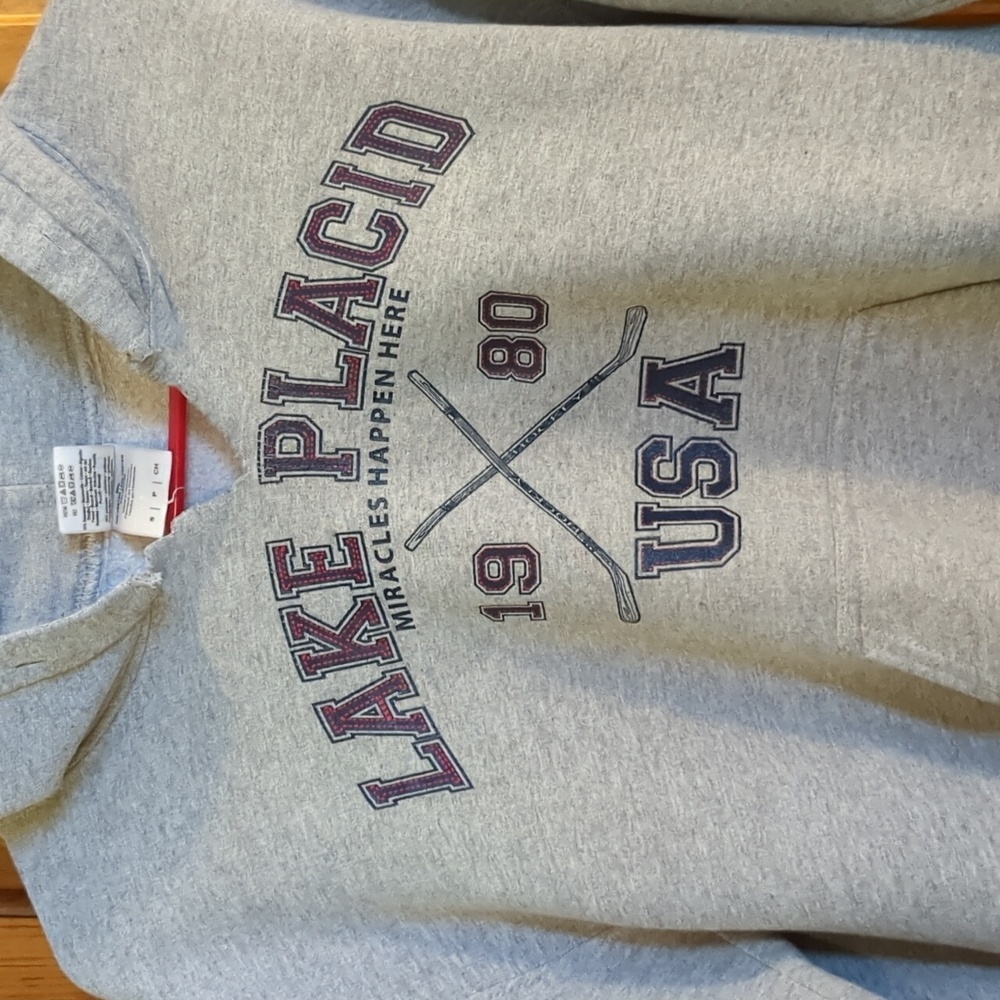 Vintage 1980 Lake Placid Hockey Hoodie